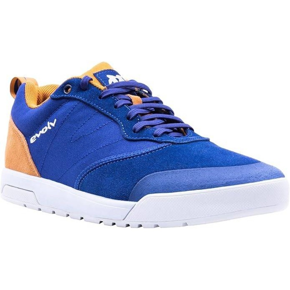 Evolv Rebel Mens 6.5 Approach Shoes Blue Tan Climbing Sneakers TRAX Rubber New